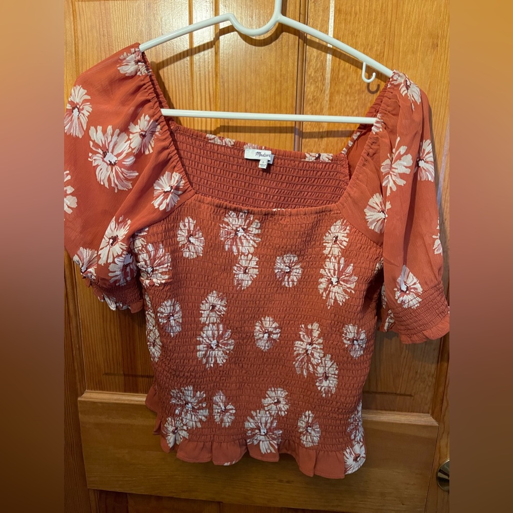 Madewell floral top